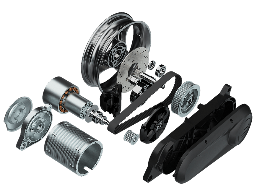Moteur Ecooter E2 puissant et ultra-compact