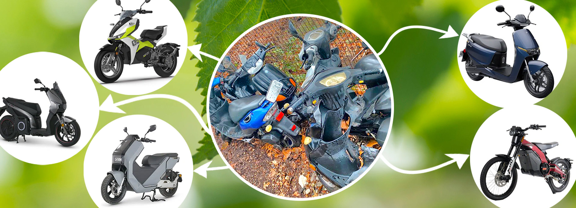 Échangez un vieux scooter haut de gamme